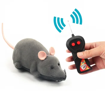 Móda Simulácia Plyšové Myš Diaľkové Ovládanie Bezdrôtovej Elektronickej Paródia Hračka Pre Mačky, Myši, Hračky, Domáce Zvieratá Hot Predaj