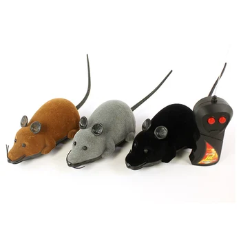 Móda Simulácia Plyšové Myš Diaľkové Ovládanie Bezdrôtovej Elektronickej Paródia Hračka Pre Mačky, Myši, Hračky, Domáce Zvieratá Hot Predaj
