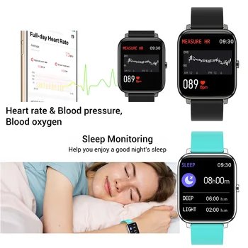 Móda Smart Hodinky Ženy Muži Šport Metal Heart Rate Monitor Spánku Nepremokavé IOS Android Globálna Verzia Smart hodiny Hodiny