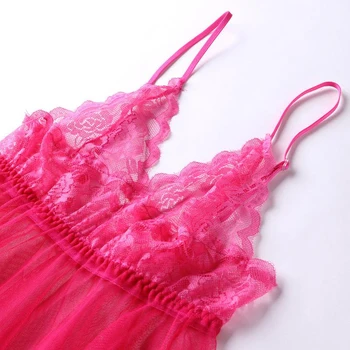 Móda Ženy Pohľadu Erotické Priehľadné Čipky Sex Pyžamo Vyhovuje Ženskej Bielizeň Sleepwear Sexy Kostýmy Dary