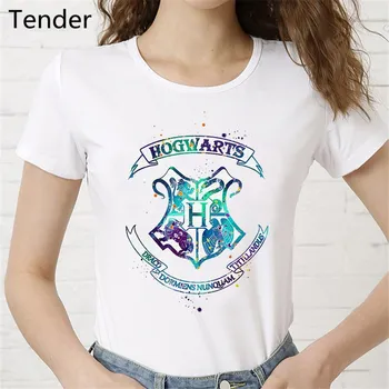 Módne Leto Harry T Shirt Ženy Estetické Vintage Hedwig T Shirt Žena 90. rokov Lightning Okuliare Graphic Tee Dievčatá Tshirt