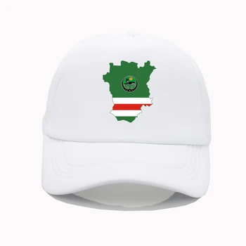 Módny klobúk Čečenskej Republiky Ichkeria Tlač šiltovky Muži Ženy čiapky Letné oka spp graffiti baseball cap