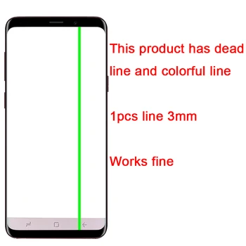 Mŕtve Linky G960F LCD Samsung Galaxy S9 Plus LCD S Rámom 1440x2960 Pôvodné S9 SM-G965F G960A Displej Dotykovej Obrazovky Montáž