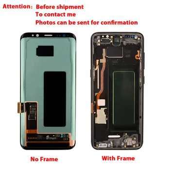 Mŕtve Pixely Originálne LCD Pre Samsung Galaxy S8 G950 G950F G950FD Dotykový LCD Displej Digitalizátorom. Montáž Súčasť Jednotného Predaj
