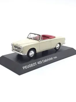 N OREV 1:43 PEU GEOT 403 Cabriolet 1960 boutique zliatiny auto, hračky pre deti, detský hračky Model originálnom balení