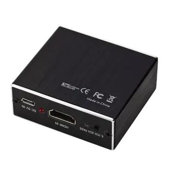 Na 4K SPDIF 3,5 mm Audio Video Converter Extractor Splitter Adaptéra Audio Extractor RCA Konvertor Audio Dekodér
