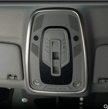 Na Audi A4 A5 S4 S5 B9 2017 2018 Auto Predné Svetla Na Čítanie, Čítanie Panel Kryt Výbava Rám Nálepky Chrome, Doplnok Interiéru