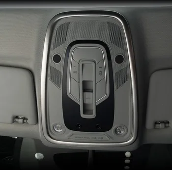 Na Audi A4 A5 S4 S5 B9 2017 2018 Auto Predné Svetla Na Čítanie, Čítanie Panel Kryt Výbava Rám Nálepky Chrome, Doplnok Interiéru