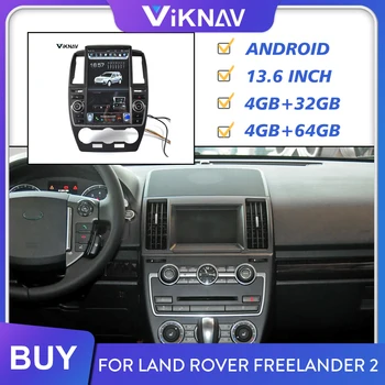 Na Land Rover Discovery Freelander 2 2005-2019 autorádia Vedúci Jednotky Vertikálne Obrazovke Stereo Prijímač Multimediálny Prehrávač 2Din