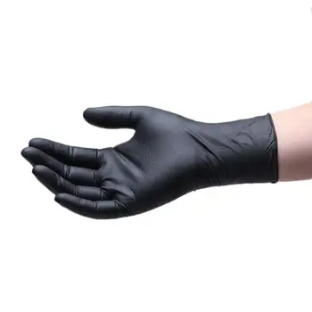 NA SKLADE 100ks/veľa Mechanik Rukavice Nitrilové rukavice pre Domácnosť na Čistenie Bielizne Black Laboratórne Nail Art antistatické Rukavice