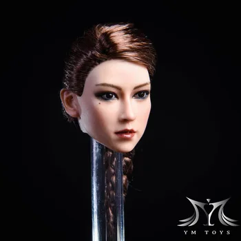 Na Sklade YMT020 1/6 Ženská Postava Príslušenstvo Ázijské Krásy YA Head Sculpt Vysadené Vlasy pre 12