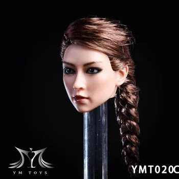 Na Sklade YMT020 1/6 Ženská Postava Príslušenstvo Ázijské Krásy YA Head Sculpt Vysadené Vlasy pre 12