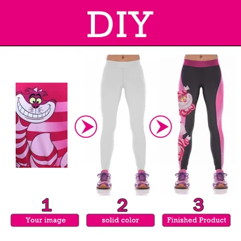 NADANBAO DIY prispôsobiť LEGÍNY ženy 3D Digitálny 1MOQ Vysoký pás športových leginy Fitness legins pre ženy, plus veľkosť S-XL