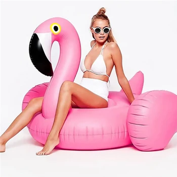 Nafukovacie Flamingo Plávanie float Bazén Float Ružová Jazda-Na Plavecký Krúžok Dospelých Detí Voda Dovolenku Strany Hračky Piscina