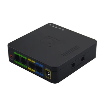 Najlepšia kvalita WIFI, VoIP adaptér GT202 VoIP bezdrôtový Router s 2 porty pre prenos Hlasu cez IP GT202 SIP Gtalk bezdrôtový ATA bránou GT202