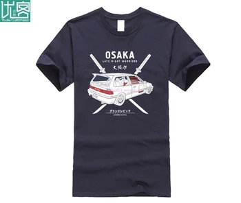 Najnovšie 2020 pánskej Módy bavlna print T Shirt Mužov Letné Štýl Kanjo Osaka Jdm Občianske Ef9 hot Predaj Tee Košele