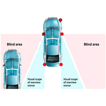 Najnovšie Auto Blind Spot Zrkadlo Radar Detekčný Systém BSD BSA BSM Mikrovlnná Blind Spot Monitoring Asistent Auto Bezpečnosť Jazdy