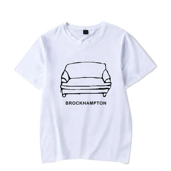 Najnovšie Brockhampton Tshirt O-Krku Krátky Rukáv Ženy, pánske Tričká Harajuku Streetwear Hip Hop Štýl Brockhampton Oblečenie