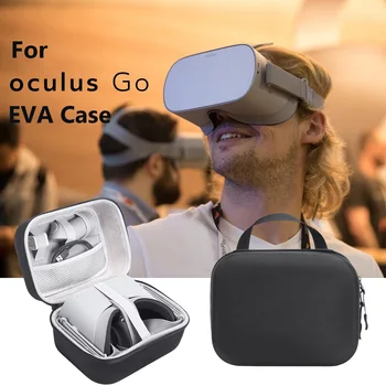 Najnovšie Cestovné Účtovnej jednotky Pevného EVA Taška Úložný Box Prípade na Facebook F8 Oculus Ísť VR 3D Virtuálnej Reality Headset Kabelka Príslušenstvo
