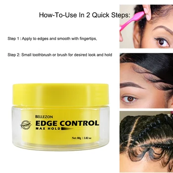 NAJNOVŠIE Edge Control Osviežujúci Vlasy Olej s Voskom Krém Anti-Frizz Vlasy Spevňujúcich Gél na Vlasy Krém Rozbité Vlasy Dokončovacie Dlhá životnosť