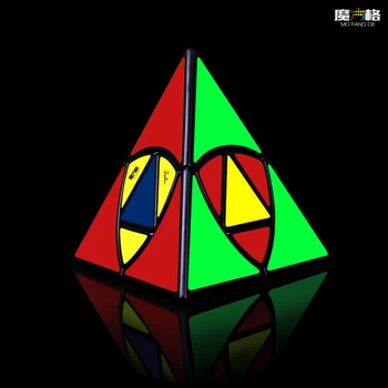 Najnovšie Qiyi MoFangGe DuoMo Jinzita Magic Cube Puzzle Profesionálne Trojuholník Rýchlosť Cubo Magico Vzdelávacie Hračky Pre Začiatočníkov, Tréning