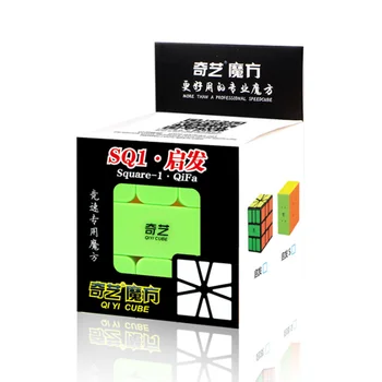 Najnovšie Qiyi Qifa SQ-1 Magic Cube Puzzle Námestie 1 Rýchlosť Kocka SQ1 Mofangge Kľukatých Vzdelávania Vzdelávacie Deti, Hračky, Hry Nálepky