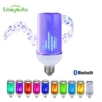Najnovšie Smart Blub, Svetlo RGB Tanec s Hudbou Bluetooth Reproduktor Bezdrôtový Reproduktor s Led Lampou s 24 Kľúče, Diaľkové Ovládanie E27