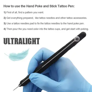 Najnovšie Tetovanie Ruky Strčiť Pero Ihly Držiteľ Nástroj 3D Tlač Tetovanie Nástroj Pre Tetovanie Ihly Doprava Zadarmo