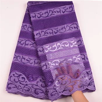 Najnovšie Vysokej Kvality Afriky Čistý Čipky Textílie Vyšívané Nigérijský Čipky Textílie Francúzskej Čipky A Tylu Textílie Pre Svadobné Šaty A1607