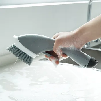 Najpredávanejšie 2019 výrobky sprej multi-function umyť hrniec kefa non-stick olej kuchyňa dlhá rukoväť čistiaca kefa umývanie rúk, pot