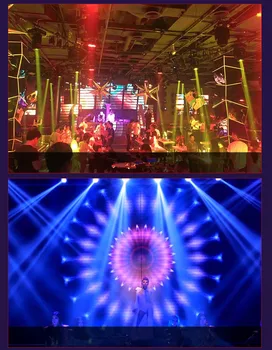 Najpredávanejšie peniaze 9R 260W Lúč Pohyblivé Hlavy DMX DJ Stage Klub Dvojité Prism Disco Svetlo Dúhový Efekt Svadobné Zobraziť Časť Bar Lampa