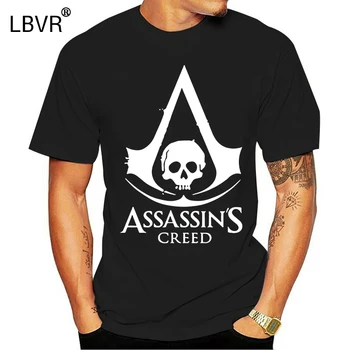 Najviac módne AS0112A bavlna t-shirt pánske krátke rukávy T-shirt bežné t-shirt mužov assassins t-shirt tlač