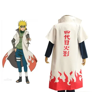 Namikaze Minato Cosplay z Naruto, Kostýmy 4. Hokage Plášť Uzumaki Naruto 7. Hokage Cape Cosplay Kostým Oblečenie