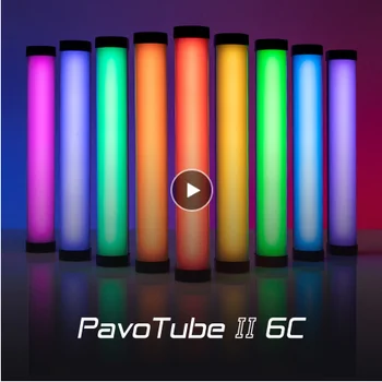 Nanguang Nanlite PavoTube II 6C LED RGB mäkké svetlo Tube Prenosné Prenosné Fotografie Osvetlenie Stick CCT Režim Fotografie, Video