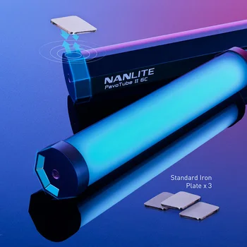 Nanguang Nanlite PavoTube II 6C LED RGB mäkké svetlo Tube Prenosné Prenosné Fotografie Osvetlenie Stick CCT Režim Fotografie, Video