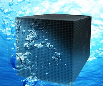 Nano čistenie vody cube pre akvárium dno filtra na filtračný materiál prospešných baktérií kultiváciou