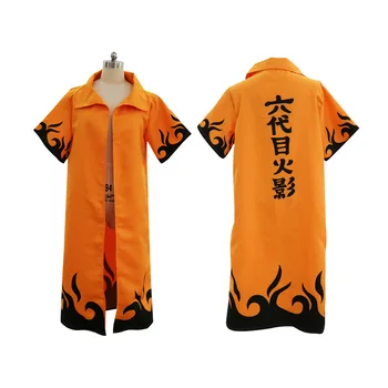 Naruto Cosplay Kostým Yondaime Hokage Namikaze Minato Jednotné Plášť Kakashi Učiteľ Šesť Yondaime Kostým Oblečenie pre Mužov
