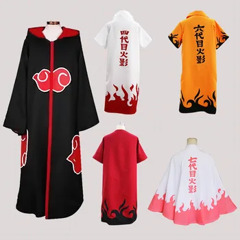 Naruto Cosplay Plášť Yondaime Hokage Namikaze Minato Jednotné Plášť Kakashi Učiteľ Šesť Yondaime Kostým Oblečenie pre Mužov