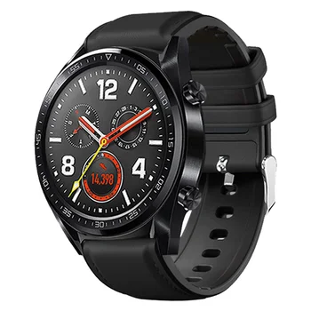 Nastaviteľné Kožené, Silikónové Watchband Popruh Univerzálny Pre Huawei Sledovať GT/2 Pro Nahradenie Sledovať Zápästia Pás Popruhy