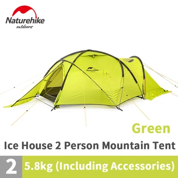 Naturehike 2019 70 D Ice Stan pre 2 Osoby Snehu Camping Stan Anti-stres Pribrala Vetru a Chladu Odolná Stan Robustný Rýchle budovanie