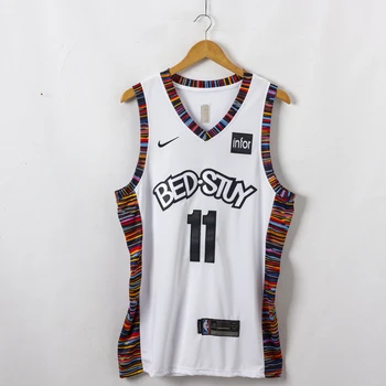 NBA pánske Brooklyn Sietí #11 Irving, Basketbalové Dresy Mesto Edition Dresy Biela
