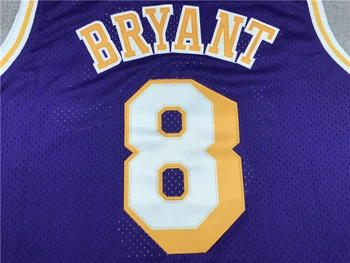 NBA pánske Los Angeles Lakers #8 Bryant Purple Vintage Gold Label Basketbalové Dresy