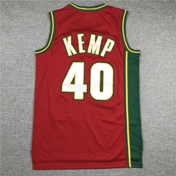 NBA pánske Seattle SuperSonics #40 Shawn Kemp Basketbalové Dresy
