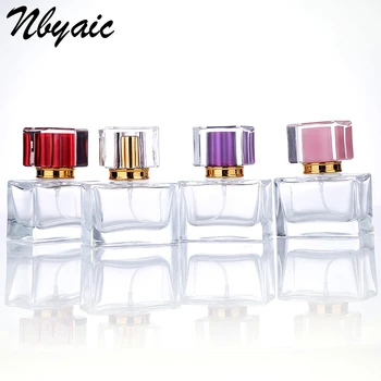 Nbyaic high-end 1pcs 30ml mini sklo sprej parfum fľašu rozprašovač sprej môže cestovať prenosné kozmetika môže zaplniť prázdne fľaše