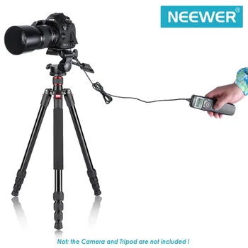 Neewer 6-V-1 Časovač Uzávierky Vydania pre Canon 700D 650D 550D 60D/5D MarkIII 6D 70 D 7D Markie/Nikon D4 D300s D700 D800,D90 D7100