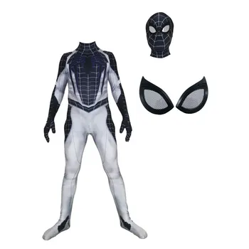 Negatívne Vyhovovali Spider-Man PS4 Hry Verzia Cosplay Kostým Zentai Kombinézu Oblek Superhrdinu Halloween Kombinézach