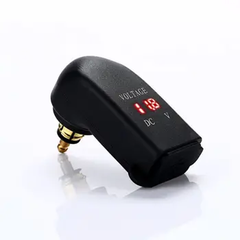 Nepremokavé 12V Duálny USB Nabíjačka, sieťový Adaptér, LED Voltmeter DIN Zástrčku pre BMW Triumf Hella Motocykel