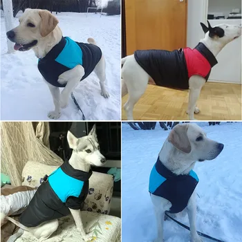 Nepremokavé Oblečenie pre psy, pre Malé Psy Zime Teplé Psa Kabát Veľké Psie Oblečenie Šteňa Pug Vesta francúzsky Buldog Chihuahua Bunda