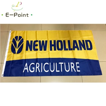 New Holland Agriculture Vlajka 2ft*3 ft (60*90 cm) 3 ft*5 ft (90*150 cm) Veľkosť Vianočné Dekorácie pre Domov Vlajky Zástavy Dary