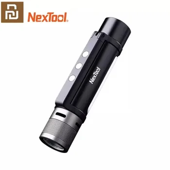 NEXTOOL 6-v-1 1000lm Dual-light Zoomovateľnom Alarm, Baterku, USB-C Nabíjateľná Mobile Power Bank Camping Pracovné Svetlo
